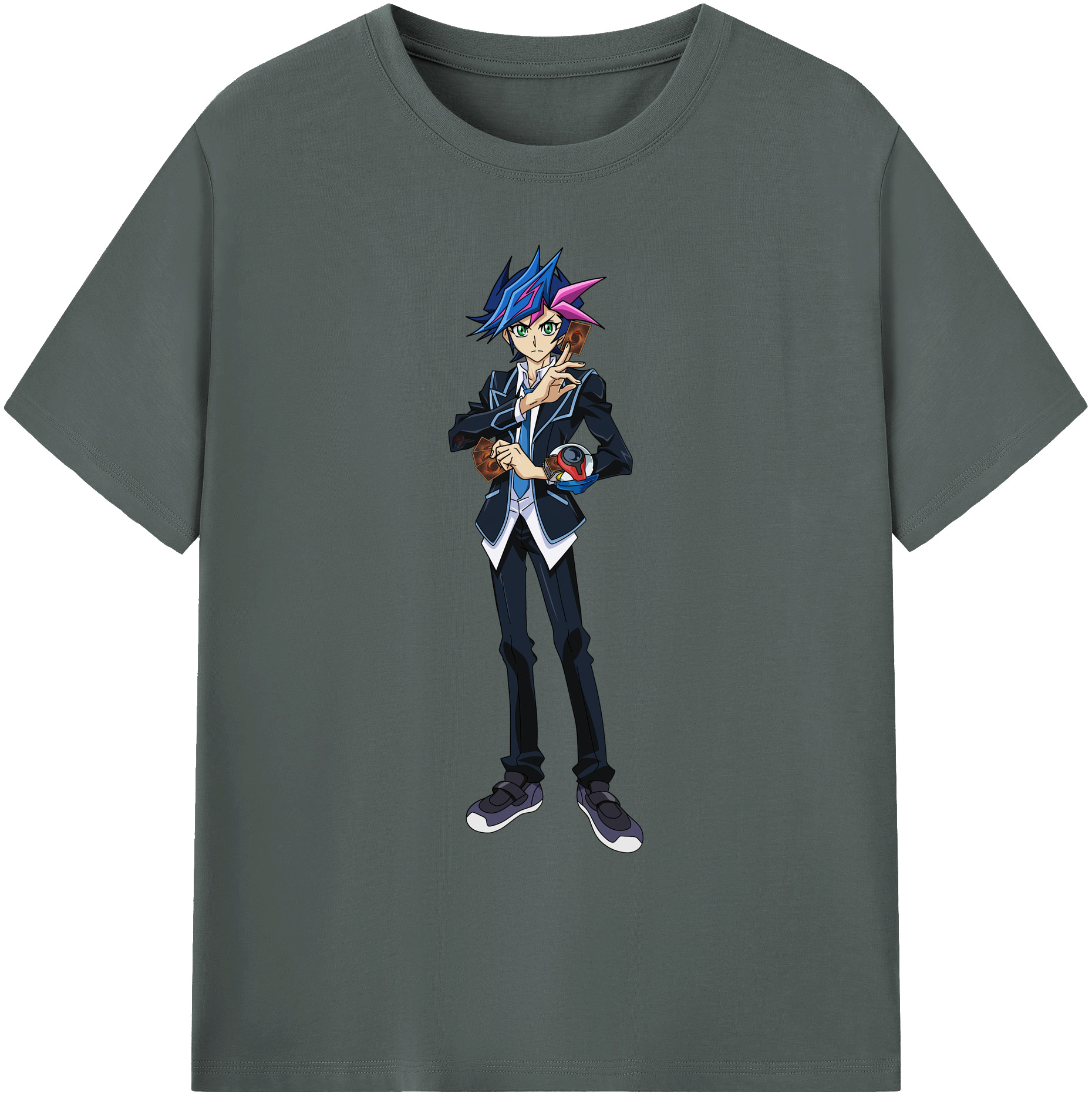 （画像用） 遊☆戯☆王 Yu-Gi-Oh! 綿100％ メンズ半袖Tシャツ｜肌触りやわらか＆通気性
